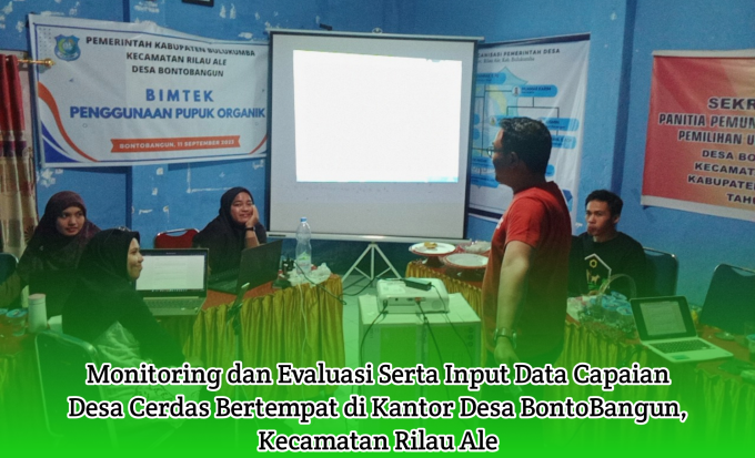 Pengimputan Form capaian desa cerdas Kec.Bulukumpa Rilau Ale