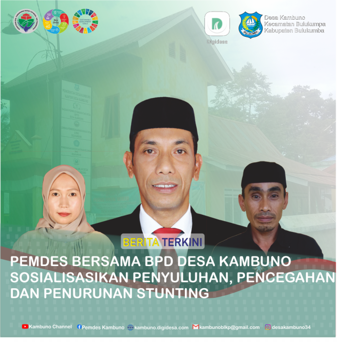 Sosialisasi Pencegahan Penurunan Stunting desa Kambuno