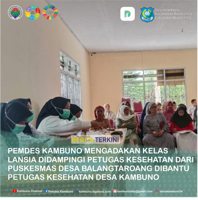 Kelas Lansia desa Kambuno