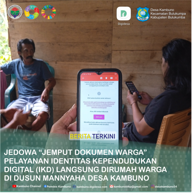 Inovasi  desa Kambuno diberi nama Jedowa