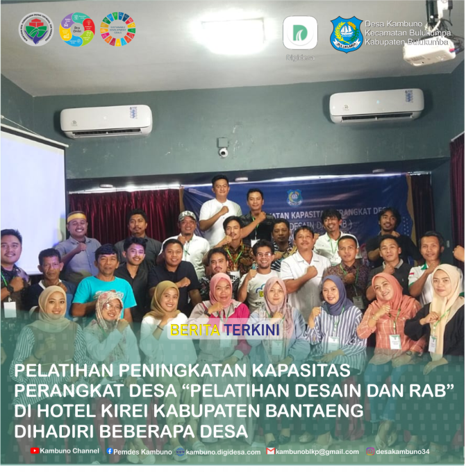 Pelatihan pembuatan desain dan RAB