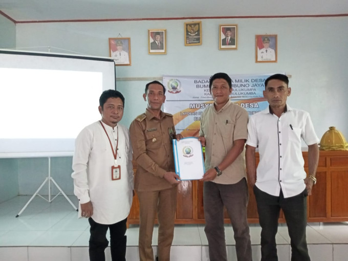 Musyawarah desa Laporan Pertanggung Jawaban Bumdes Kambuno Jaya tahun 2024