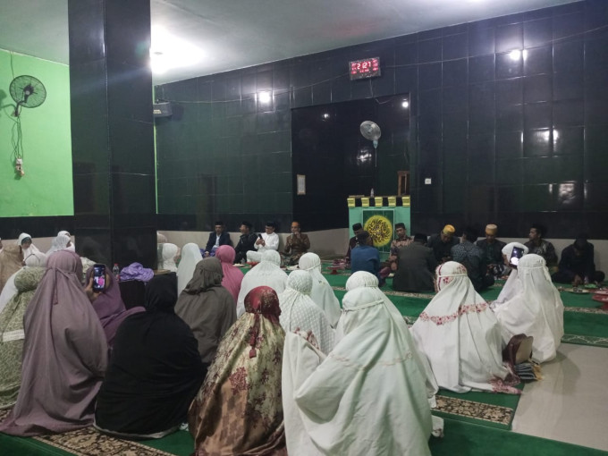 Doa Bersama Menyambut tahun Baru di Masjid Syuhada dusun Mannyaha desa Kambuno